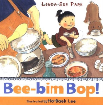 Book cover for Bee-bim Bop! by Linda Sue Park