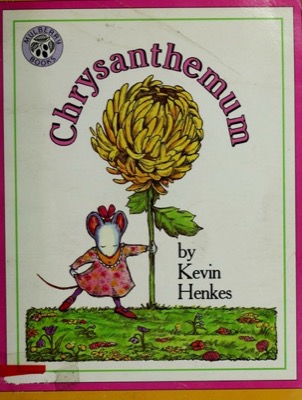 Book cover for Chrysanthemum by Kevin Henkes